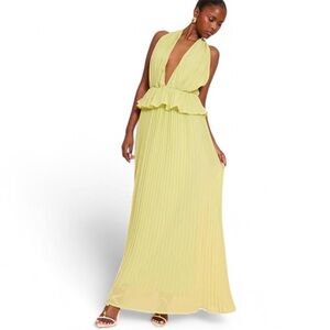 PrettyLittleThing | Dresses | Emerald Green Criss Cross Back Frill Hem  Bodycon Dress | Poshmark